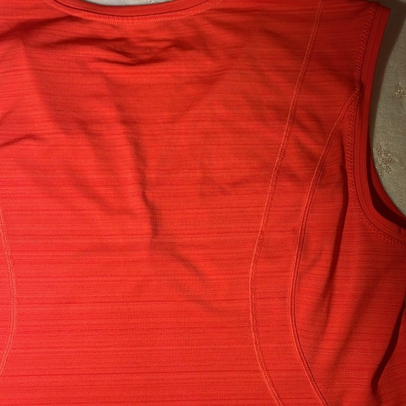 Athleta Pacifica Illumi UPF Fitted Swim Orange LargeTank Top - Picture 5 of 10